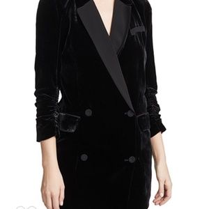 Joie Velvet Blazer Dress Size 2